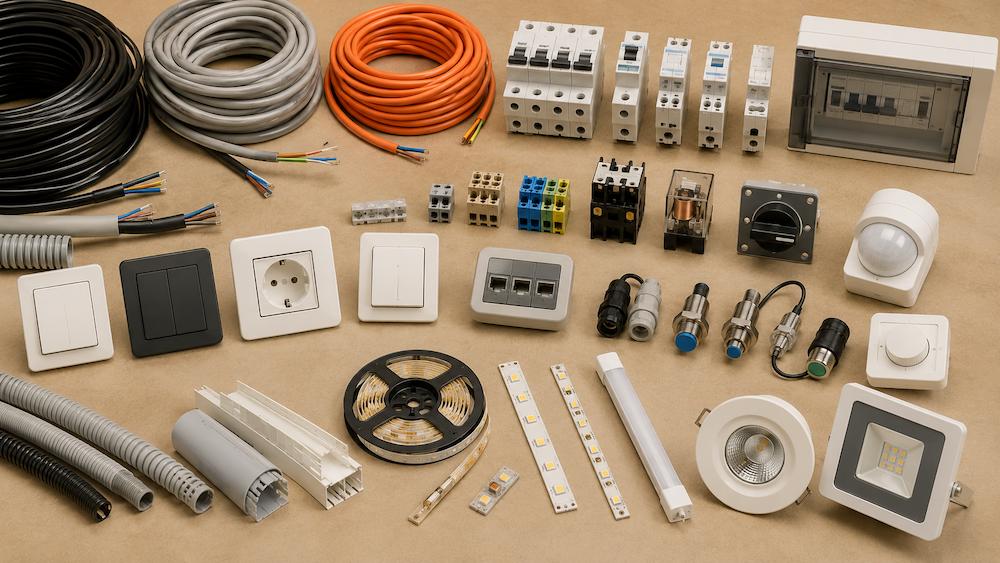 Elektrik malzemeleri kategori kataloğu
